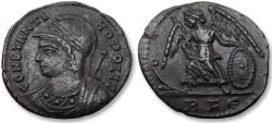 Ancient Coins - Constantine I AE follis, Rome mint circa 330 A.D. - mintmark RFЄ -