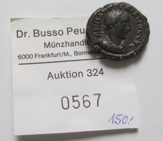 Ancient Coins - Ex Busso Peus 1989 - BI tetradrachm Gordian III, Egypt, Alexandria dated RY 4 240-241 A.D.