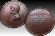 World Coins - 1800 A.D. Napoleon as Premier Consul: Commemorating assasination attempt - large 50mm medal -
