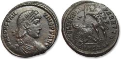 Ancient Coins - AE 24mm maiorina / centenionalis Constantius II as Augustus, Constantinople mint - CONSZ✱ - circa 351-355 A.D.