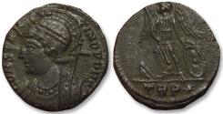 Ancient Coins - AE Follis / Nummus Constantine I, Treveri (Trier) mint 1st officina circa 330-333 A.D. - mintmark TRP✱ -