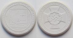 World Coins - Nazi Germany WW2 white porcelain medal 1941: on the battle of Kiev in September 1941 - rare -
