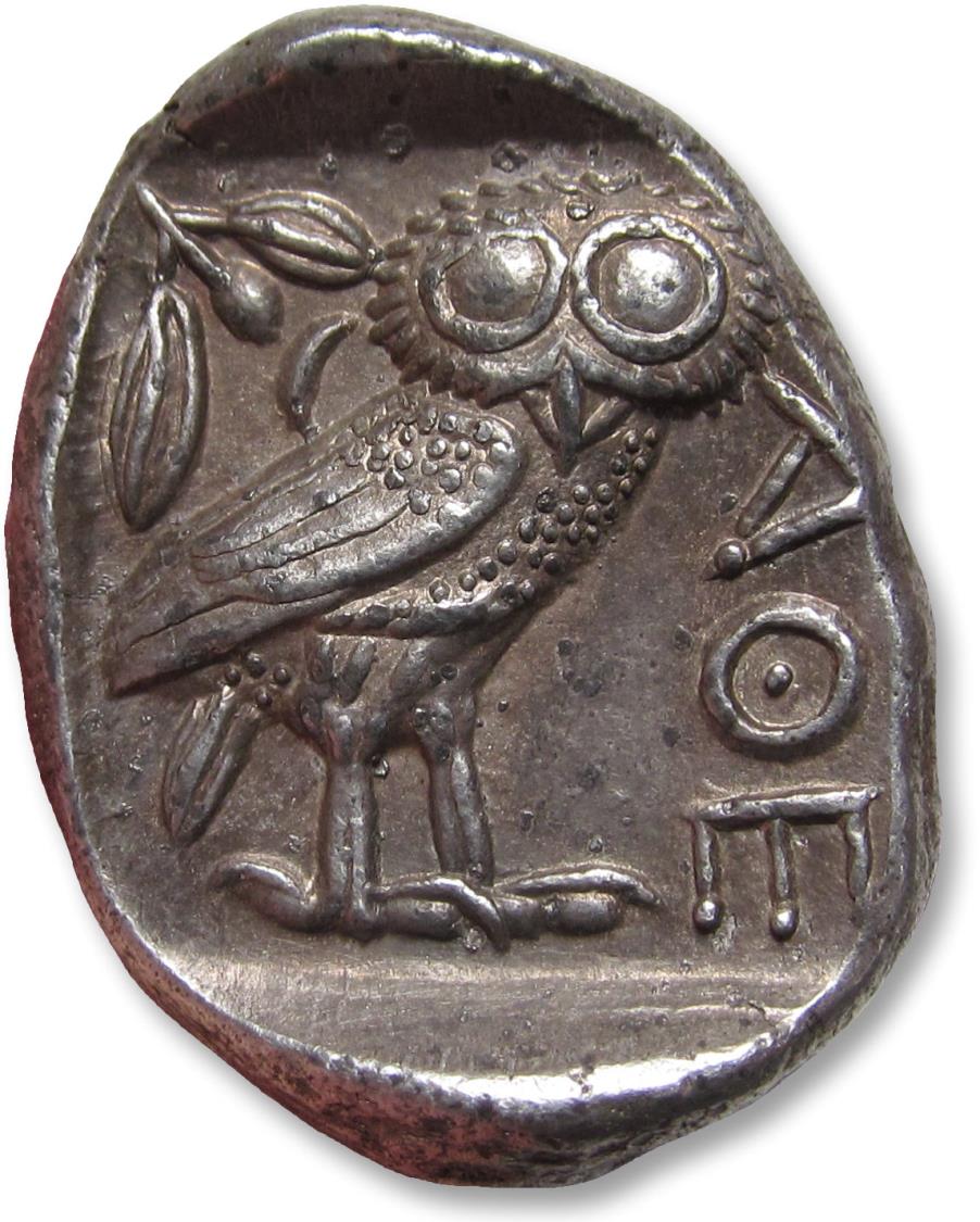 AR Athenian New-Style tetradrachm (17,42g; c. 84/3 BC?). Obv