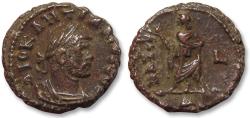 Ancient Coins - 18mm BI tetradrachm Diocletian / Diocletianus, Alexandria mint dated RY 9 = 292-293 A.D. - Elpis (Spes) reverse -