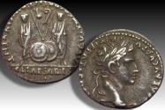 Ancient Coins - AR denarius Augustus, Lugdunum (Lyon) mint circa 2 B.C. - 4 A.D.