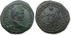 Ancient Coins - AE 29mm (tetrassarion) Caracalla, Moesia, Marcianopolis - under Quintilianus, legatus consularis - large flan, great centering