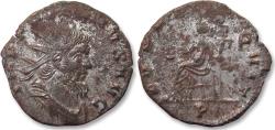 Ancient Coins - Silvered antoninianus Aureolus, Mediolanum (Milan) 1st officina 267-268 A.D. - scarce & lots of original silvering -