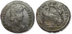Ancient Coins - AE 23mm maiorina / centenionalis Constantius II as Augustus, Constantinople mint circa 348-351 A.D. - CONSI✱ -