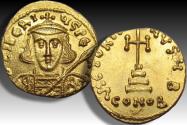 Ancient Coins - AV gold solidus Tiberius III Apsimar, Constantinople mint 698-705 A.D. - officina B -
