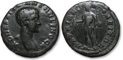 Ancient Coins - AE 22 (diassarion) Diadumenianus, Moesia, Marcianopolis 217-218 A.D. - Hermes reverse -