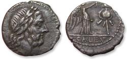 Ancient Coins - AR quinarius Cn. Lentulus Clodianus, Rome mint 88 B.C. - well struck example of this little cointype -