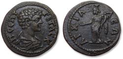 Ancient Coins - AE 23mm Geta as Caesar, Thrace, Anchialos mint 198-209 A.D.