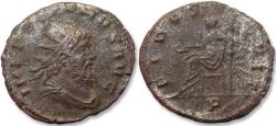 Ancient Coins - Silvered antoninianus Aureolus, Mediolanum (Milan) 1st officina 267-268 A.D. - FIDES EQVIT -