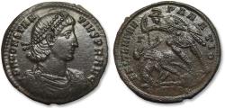 Ancient Coins - AE 23mm maiorina / centenionalisConstantius II as Augustus, Constantinople mint circa 348-351 A.D. - CONSΘ✱ -