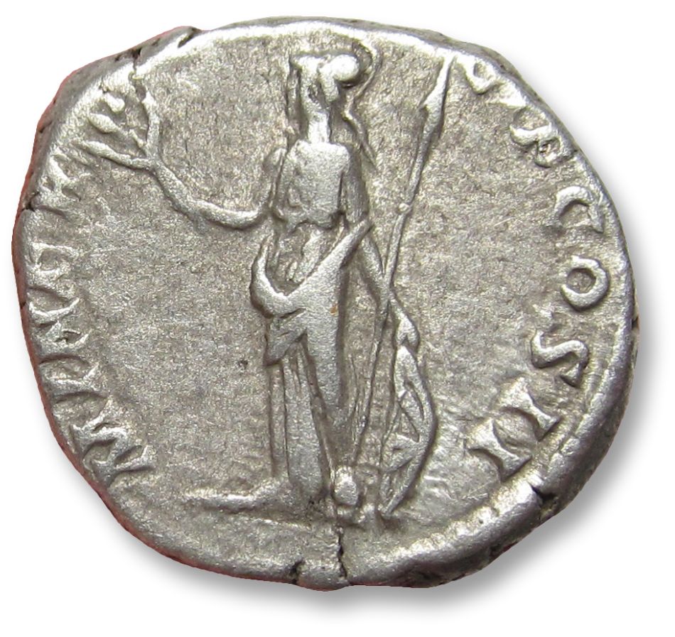 AR denarius Clodius Albinus as Caesar, Rome mint 193-195 A.D.