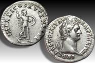 Ancient Coins - AR silver denarius Domitian / Domitianus, Rome mint 90 A.D. - IMP XXI COS XV CENS P P P -