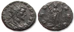 Ancient Coins - AE antoninianus Claudius II Gothicus, Mediolanum 1st officina circa 268-270 A.D. - PAX AVG, P in exergue -