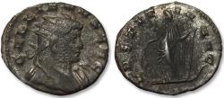 Ancient Coins - AE silvered antoninianus Gallienus, Mediolanum (Milan) mint 260-268 A.D. - LAETITIA AVG -