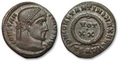 Ancient Coins - Follis Constantine I "The Great", Thessalonica mint circa 320-324 A.D. - TSAVI -