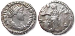 Ancient Coins - AR denarius Lucilla, Rome mint circa 161-162 A.D. - struck under Marcus Aurelius and Lucius Verus