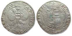 World Coins - Netherlands - Overijssel, city of Kampen/Campen, 41mm silver florin of 28 stuiver, no date (1665-1672)