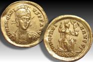 Ancient Coins - AV gold solidus Arcadius, Constantinople mint, 3rd officina (Γ) 395-402 A.D.