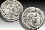 Ancient Coins - AR denarius Maximinus I Thrax, Rome mint 236-238 A.D. - VICTORIA GERM -