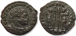 Ancient Coins - AE follis Constantine II as Caesar, Treveri (Trier) mint, 1st officina 330-335 A.D. - mintmark TRP• -