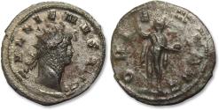Ancient Coins - AE/BI silvered antoninianus Gallienus, Mediolanum (Milan) mint circa 262-263 A.D. - ORIENS AVG -