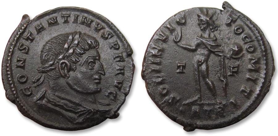 Ancient Coins - Constantine I The Great AE follis, Treveri (Trier) mint 307-337 A.D. - mintmark •ATR -
