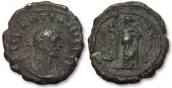 Ancient Coins - 20mm BI tetradrachm Diocletian / Diocletianus, Egypt Alexandria - dated RY 10 = 293-294 A.D., Elpis reverse