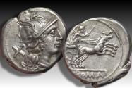 Ancient Coins - AR denarius Anonymous issue, Rome 157-156 B.C.