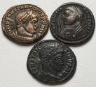 Ancient Coins - Group of 3x follis Constantinian Dynasty: Constantine I