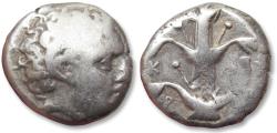 Ancient Coins - AR didrachm KYRENAICA / Cyrenaica - Kyrene / Cyrene, time of Magas circa 294-275 B.C. - cornucopiae symbol -