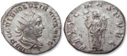 Ancient Coins - AR antoninianus Volusian / Volusianus, Rome mint circa 252 A.D. - FELICITAS PVBL -