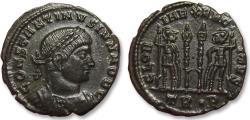 Ancient Coins - AE follis Constantine II as Caesar, Treveri (Trier) mint, 1st officina circa 330-335 A.D. - mintmark TR•P -