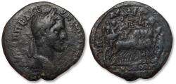 Ancient Coins - AE 27 mm tetrassarion Macrinus, Moesia Inferior, Nikopolis circa 217-218 A.D. - M. Claudius Agrippa, legatus consularis -