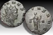 Ancient Coins - Silvered antoninianus Gallienus, Rome mint circa 265-267 A.D. - VBERITAS AVG, with Є in field - almost as minted