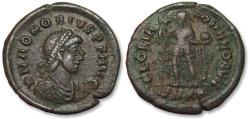 Ancient Coins - AE 22mm maiorina Honorius, Cyzicus (?) mint circa 392-395 A.D. - mintmark SMKB (?) -