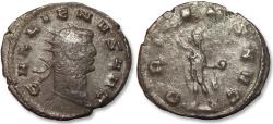 Ancient Coins - AE silvered antoninianus Gallienus, Mediolanum (Milan) mint 253-268 A.D. - ORIENS AVG -