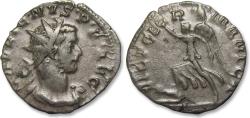 Ancient Coins - AR silver antoninianus Gallienus, Colonia Agrippinensis (Cologne) mint 258-259 A.D. - VICT GERMANICA - scarce