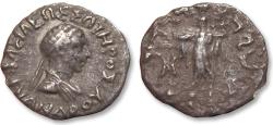 Ancient Coins - AR drachm Kings of Bactria, Menander I Soter circa 155-130 B.C.