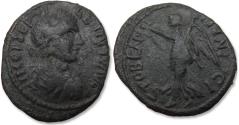 Ancient Coins - Æ 28mm Geta, Macedonia, Stobi mint - MVNICI STOBEN, scarce -