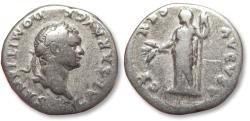Ancient Coins - AR denarius Domitian / Domitianus as Caesar, Rome mint circa 77-78 A.D. - CERES AVGVST -