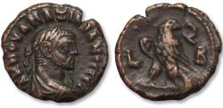Ancient Coins - 19mm BI tetradrachm Maximian / Maximianus, Egypt, Alexandria, dated RY 2 = 286-287 A.D. - Eagle holding wreath -