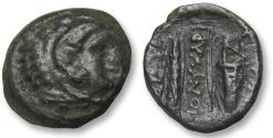 Ancient Coins - AE 11mm IONIA, Erythrai mint circa 400-300 B.C. - struck under unknown magistrate ..IOΛYXAPH ? -