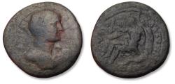 Ancient Coins - AE unit Hadrian/Hadrianus, Phrygia, Apamea / Apameia mint 117-138 A.D. - River god Marsyas reclining left -