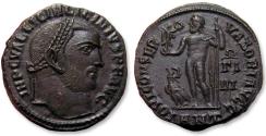 Ancient Coins - AE follis Licinius I, Antioch mint circa 313-314 A.D. - mintmark ANT - nearly as minted -