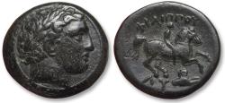 Ancient Coins - AE 18mm Thrace, Lysimachos as Satrap/Strategos, Lysimacheia circa 323-305 B.C. in name of Philip II