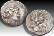 Ancient Coins - AR denarius L. Cassius Longinus. Rome 78 B.C.